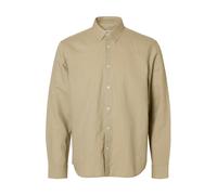 SELECTED Chemise 'SLHCLAY' beige foncé, Taille S