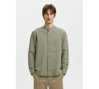 SELECTED Chemise 'SLHClay' olive, Taille S