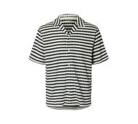 SELECTED Chemise 'SLHDYLAN' noir / coquille d'oeuf, Taille XXL