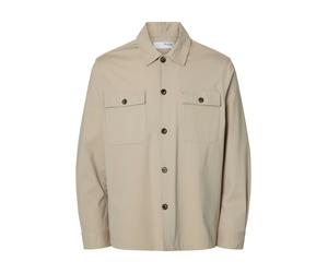 SELECTED Chemise 'SLHLorent' camel, Taille M