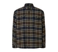 SELECTED Chemise 'SLHPABLO' beige clair / bleu foncé / brun foncé, Taille XL