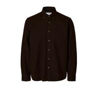 SELECTED Chemise 'SLHRegnoah' brun foncé, Taille XL
