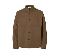 SELECTED Chemise 'SLHTRAVIS' chocolat, Taille XL