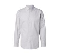 SELECTED Chemise taupe / blanc, Taille L
