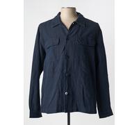 Selected Leroy Linen Blend Overshirt Bleu 2XL Homme
