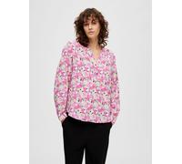 SELECTED Chemisier mélange de couleurs / rose, Taille L