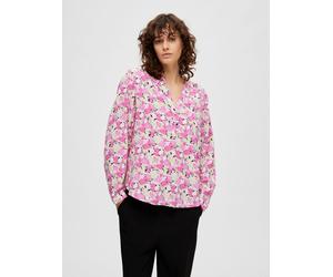 SELECTED Chemisier mélange de couleurs / rose, Taille L