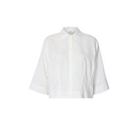 SELECTED Chemisier 'SLFCleo' blanc, Taille M
