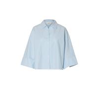 SELECTED Chemisier 'SLFEster' bleu clair / blanc, Taille L