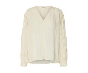 SELECTED Chemisier 'SLFIONA' crème, Taille L