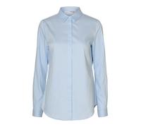 Selected Romie Fitted Long Sleeve Shirt Bleu 38 Femme