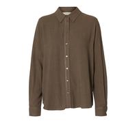 SELECTED Chemisier 'SLFVIVA' chocolat, Taille XS