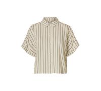 SELECTED Chemisier 'SLFViva' écru / noir, Taille M