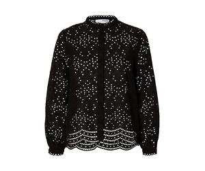 SELECTED Chemisier 'Tatiana' noir, Taille S