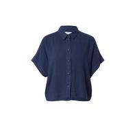 Selected Viva Short Sleeve Shirt Bleu 38 Femme