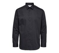 SELECTED Chemise Homme Coton Noir GR68899 - Taille : L