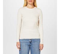 Selected Femme Anna Long Sleeve T-Shirt Rayure d'avoine 16 (XL) Female