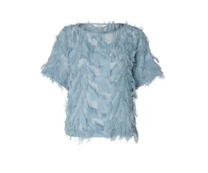 SELECTED FEMME Blusenshirt SLFMYLINE bleu | 40