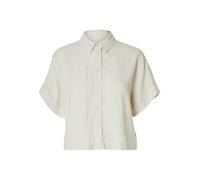 SELECTED FEMME Chemisier Femme élégant Boutonnage Col Chemise Manches Courtes ou