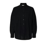 SELECTED FEMME Chemisier 'SLFLINNIE-NOVA' noir, Taille L