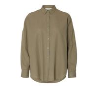 SELECTED FEMME Chemisier 'SLFLINNIE-NOVA' olive, Taille XS