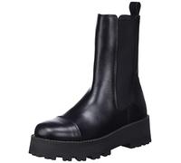 SELECTED FEMME Femme Slfcora Toe Cap Bottines B Noos Cuir, Noir, 37 EU