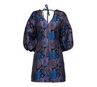 Selected Femme Petite Robe 'Elani' bleu foncé / lavande / violet foncé / noir, Taille 36