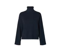SELECTED FEMME Pull à col roulé SLFKAMMA bleu marine | XL