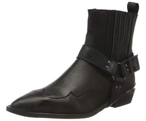 SELECTED Femme Slfabigail Bottes de Cowboy B, Noir, 40 EU