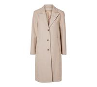 SELECTED FEMME Slfalma Wool Coat Noos Manteau Long, Sandshell/Détails : mélangé, 44