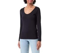 SELECTED FEMME Slfcora Ls Noos Haut réversible T-Shirt Manches Longues, Noir, XL