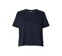 SELECTED FEMME Slfessential SS Boxy Tee Noos T-Shirt pour Femme, Dark Sapphire, S