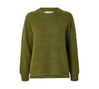 SELECTED FEMME Slflulu Ls Knit O-Neck B Noos Pull en Tricot, Graines de cardamome/détail : mélangé, XS