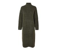 Vêtements Selected Femme SLFMALINE LS KNIT DRESS HIGH NECK NOOS pour Accessoires S Vert