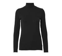 SELECTED FEMME SLFMANJA LS Haut col Noos, Noir, XL
