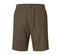 SELECTED FEMME Slhregular-Brody Linen Short Noos, Marron, XXL