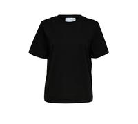 SELECTED T-shirt 'SLFEssential' noir, Taille L
