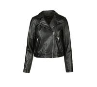 Selected Veste mi-saison Katie en cuir noir Femme