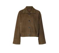 SELECTED FEMME Veste en cuir SLFAIDEN marron | 38
