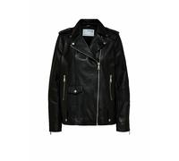 SELECTED FEMME Veste en cuir SLFMADISON noir | 36