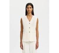 SELECTED Gilet de costume crème, Taille 38