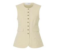 SELECTED Gilet 'SLFIluna' crème, Taille L