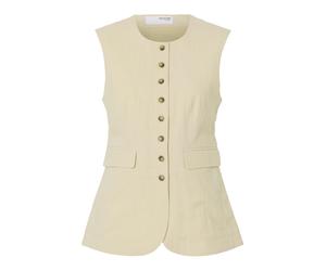 SELECTED Gilet 'SLFIluna' crème, Taille S