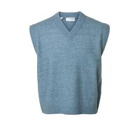 SELECTED Gilet 'SLHRai' bleu chiné, Taille XL