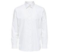 Selected Ethan Classic Slim Long Sleeve Shirt Blanc S Homme