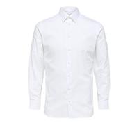 SELECTED HOMME BLACK Slhslimethan T-Shirt Ls Classic B Noos Chemise, Blanc éclatant, XXL