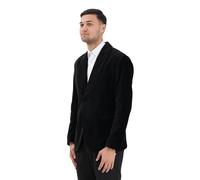 Selected Homme Blazer en velours pour homme, Noir , 50
