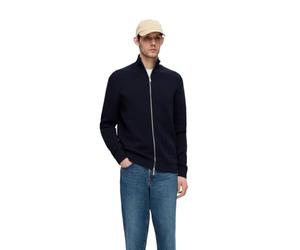 SELECTED HOMME Cardigan en Maille Col Montant zippé Sky Captain S Sky Captain S