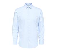 Selected Ethan Classic Slim Long Sleeve Shirt Blanc M Homme