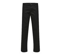 Selected New Miles Straight Fit Chino Pants Noir 32 / 32 Homme